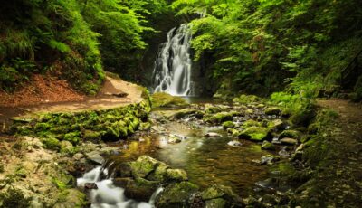 glenoe waterfall