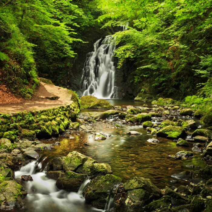 glenoe waterfall