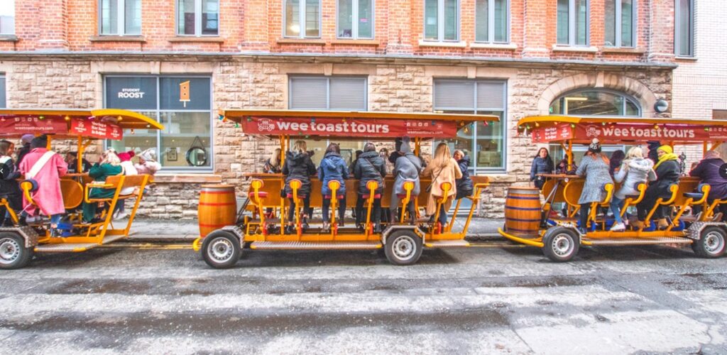 Beer Bike an original way to visit Belfast! • Go to