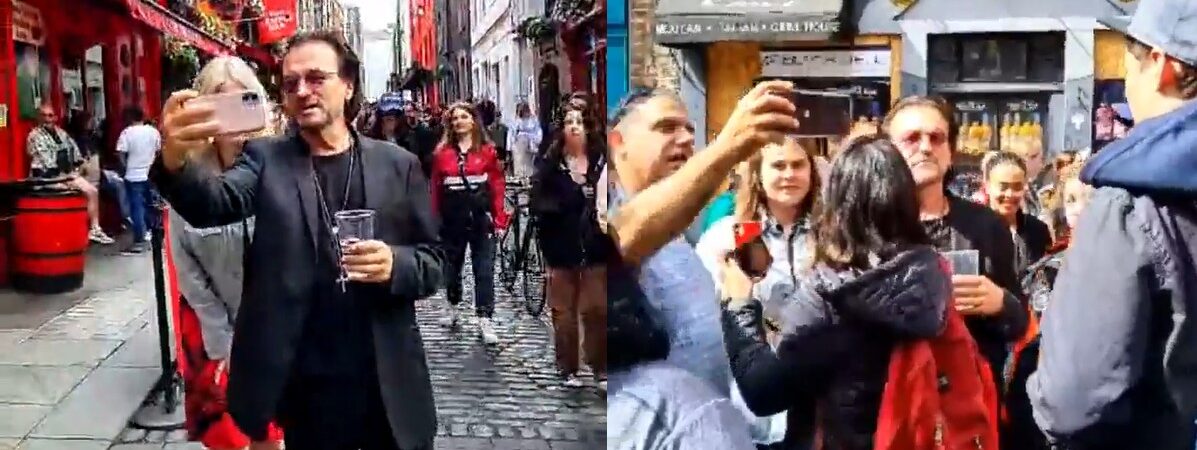 Le sosie de Bono était à Temple Bar