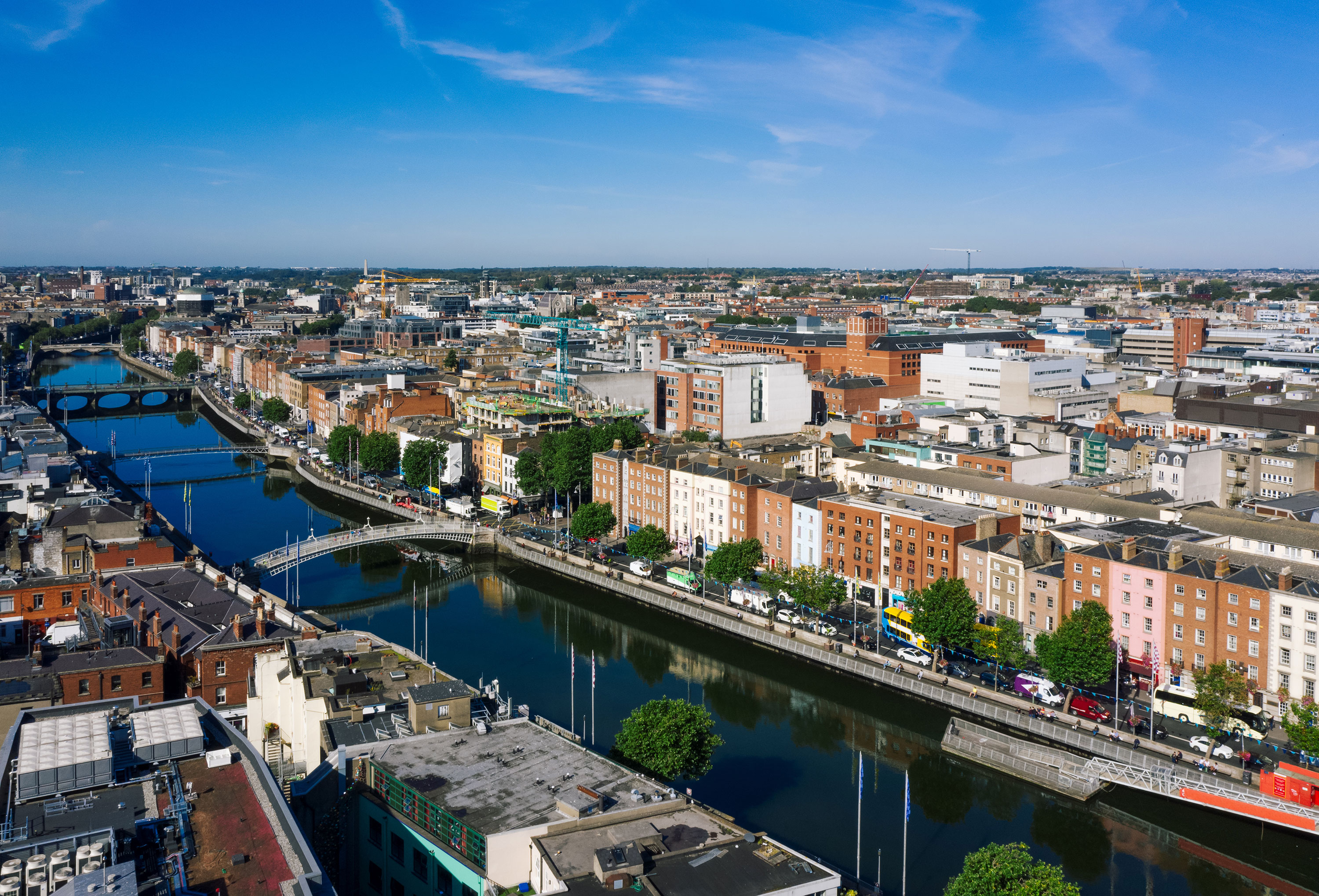 Vue de Dublin et la Liffey - © espiegle