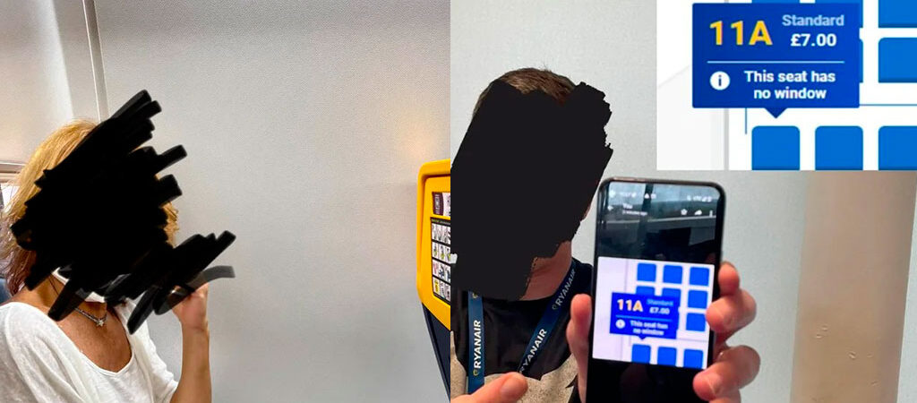 Paula Sanchez et la réponse de Ryanair - Twitter