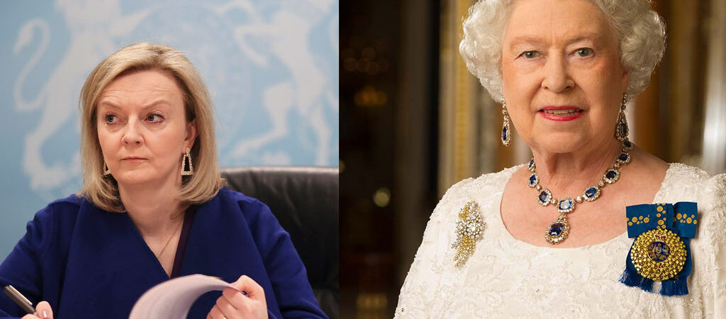 Liz Truss et Elizabeth II