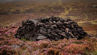 Secado de turba en Irlanda - © lemanieh