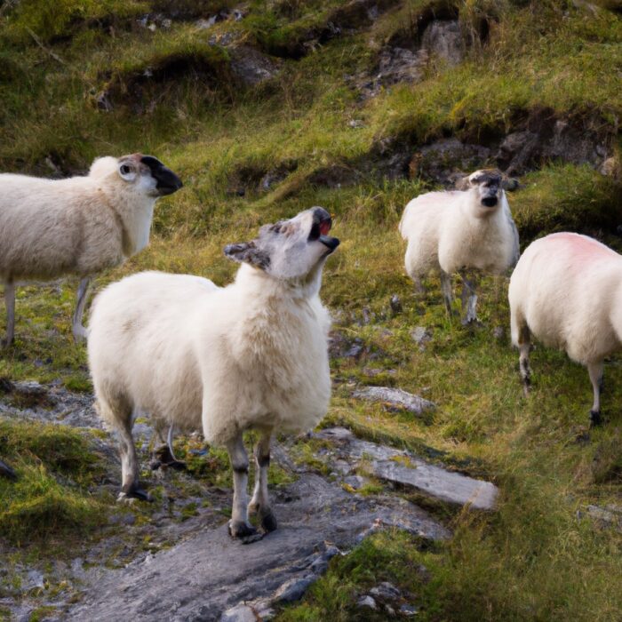 moutons chantant en choeur irlande