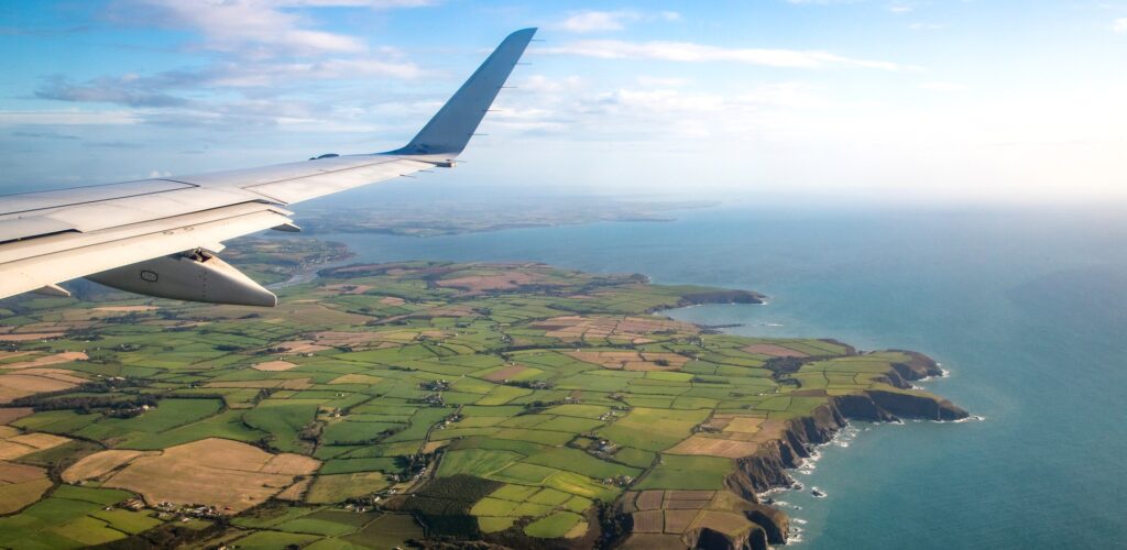 A plane over Ireland - © Gabriel Cassan  