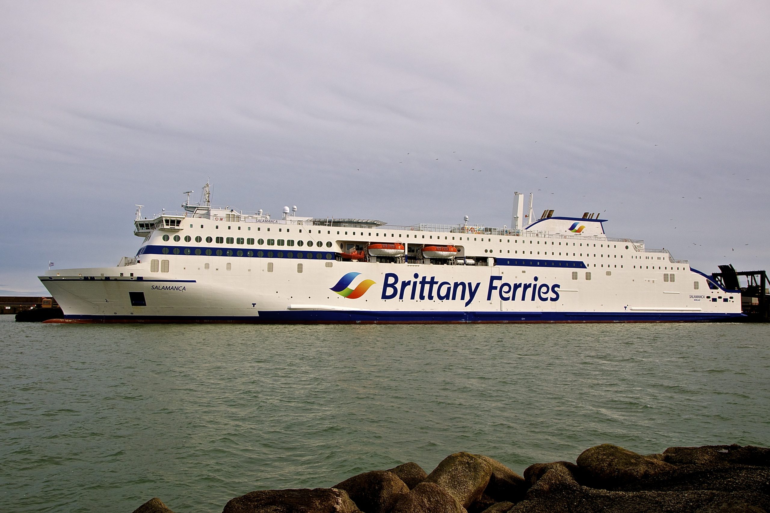 Le ferry Salamanca de Brittany Ferries effectue les traversées de Cherbourg vers Rosslare mais aussi de Bilbao vers Rosslare - © BRITTANY FERRIES