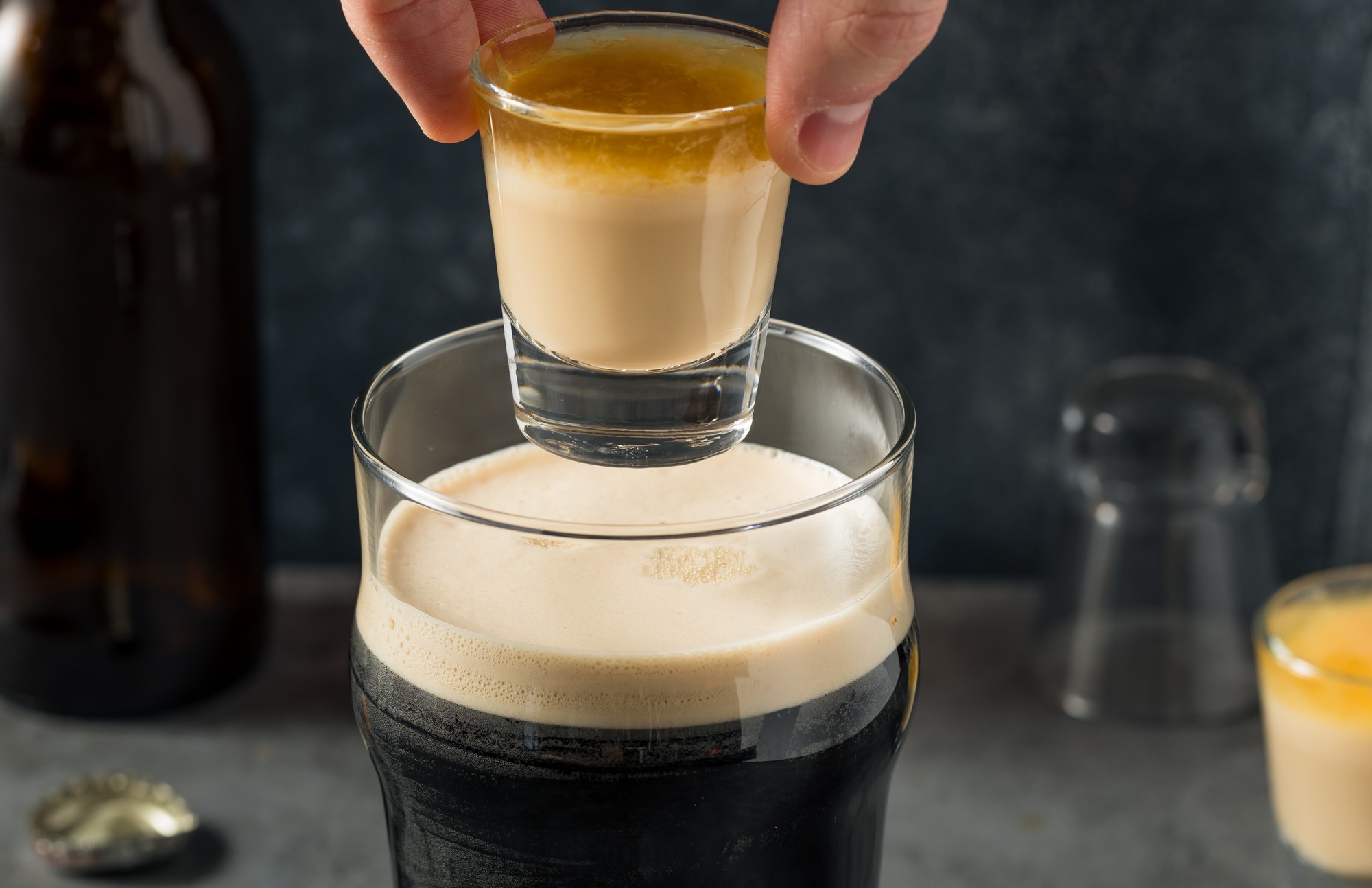 Un irish car bomb ou un irish slammer - © Brent Hofacker 