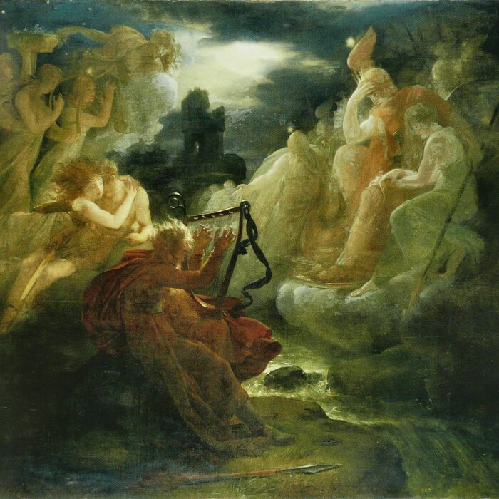 Représentation de Oisín et son voyage à Tir na nÓg