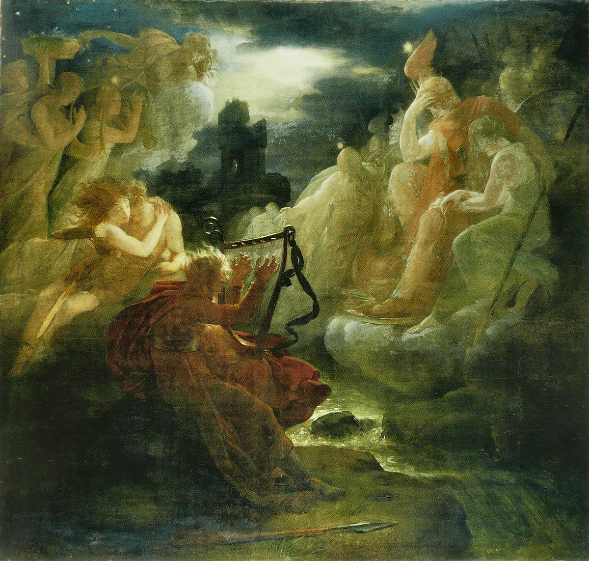 Représentation de Oisín et son voyage à Tir na nÓg - Public Domain