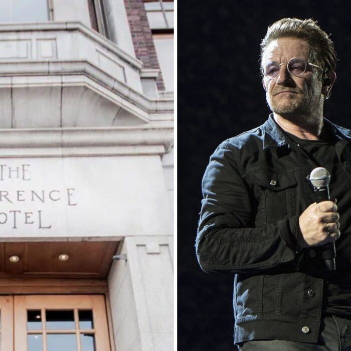 Bono et The Edge se séparent du Clarence Hotel à Dublin