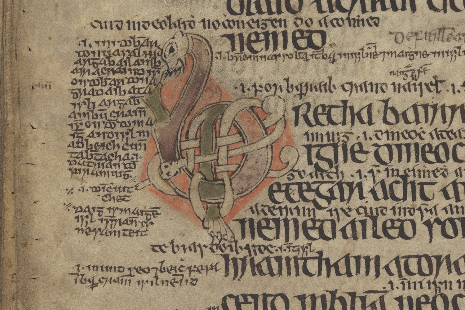 Manuscrit du XIVème siècle présentant la Loi de Brehon - 