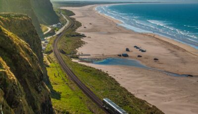 A train crossing Northern Ireland - © pfeifferv