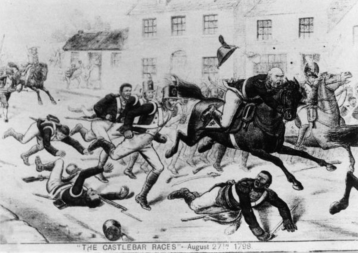 The Battle of Castlebar (1798) - Public domain