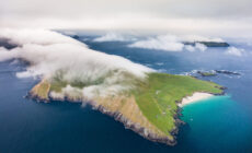 Aerial view of Great Blasket Island - © Tom Archer