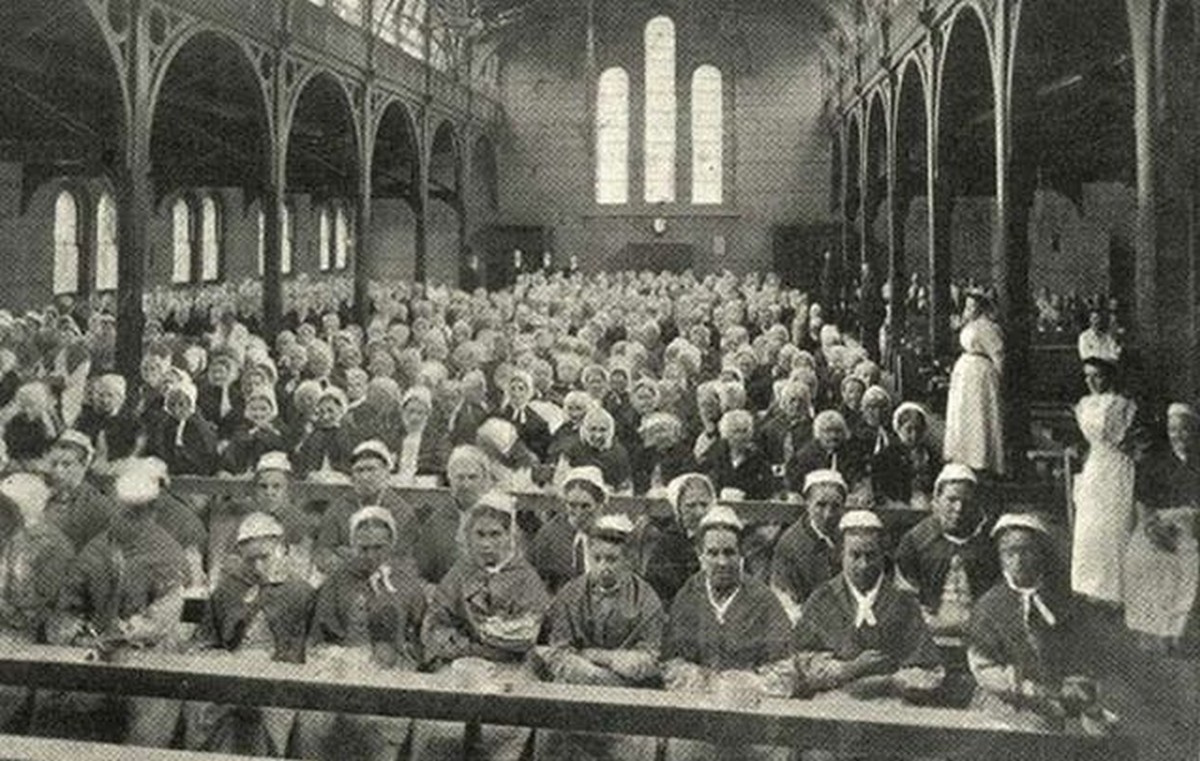 An Irish workhouse - Public domain