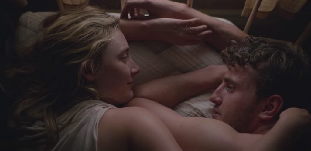 Paul Mescal and Saoirse Ronan in Foe