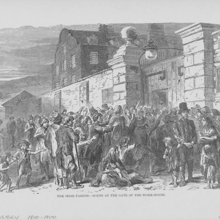 The Poor Law of 1838 led to the creation of Irish workhouses - Public domain