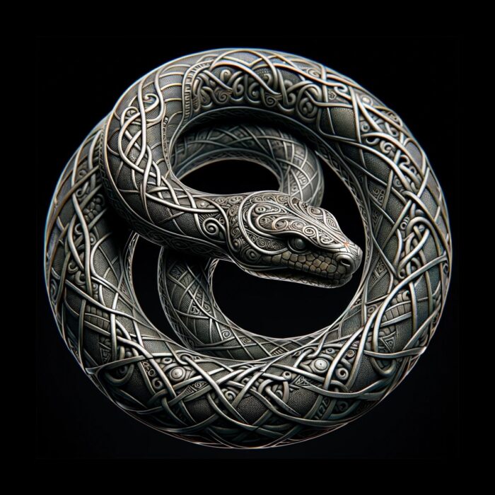 An interlaced snake - Go to Ireland.com