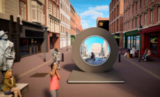 A digital portal has been installed in Dublin and New York to link the two cities in real time - Portals.org