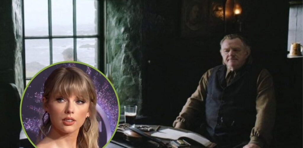 Taylor Swift, interested in having a drink in the pub of the film 