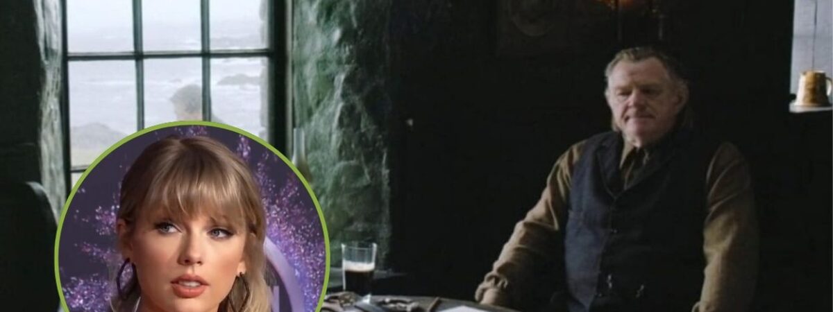 Taylor Swift, interested in having a drink in the pub of the film 