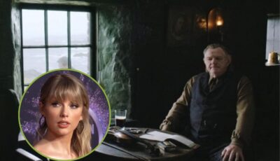 Taylor Swift, interested in having a drink in the pub of the film "Banshees of Inisherin".