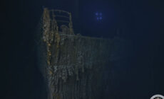 The wreck of the Titanic has lost part of its railing - @RMSTitanic_Inc (X)