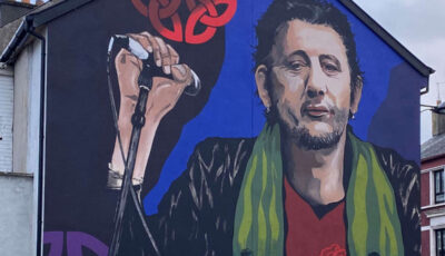 La fresque de Shane MacGowan à Nenagh