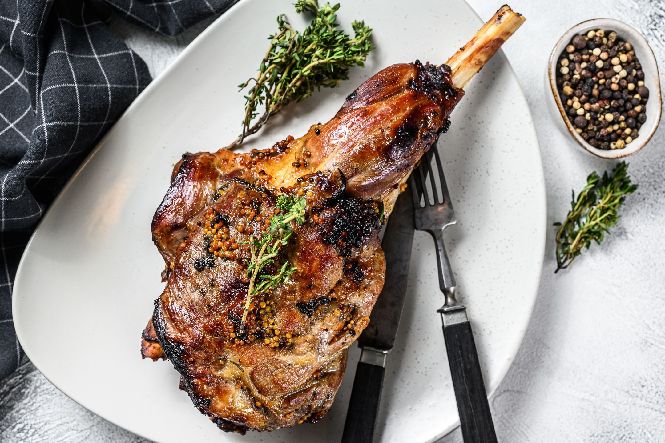 A Roast leg of Lamb - vladimir-mironov - Canva Pro
