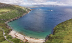 Aerial view of Keem Bay on Achill Island - © Big Style Media - Fáilte Ireland