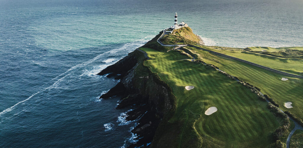 Kinsale's Old Head Lighthouse and its golf course - ©Old Head Golf Links