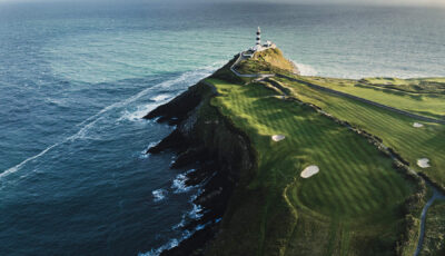 Kinsale's Old Head Lighthouse and its golf course - ©Old Head Golf Links