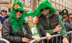 People in green on St Patrick's Day - ©Allen Kiely - Failte Ireland