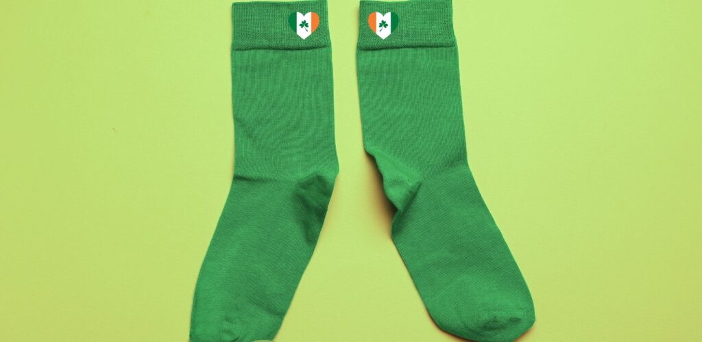 Regulation green socks will be compulsory on rainy days in Ireland from today - Go to Ireland.com