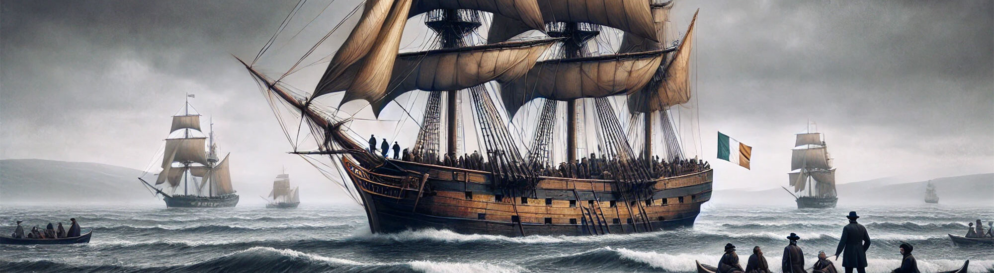 Coffin ships leaving Ireland for America - Go to Ireland.com