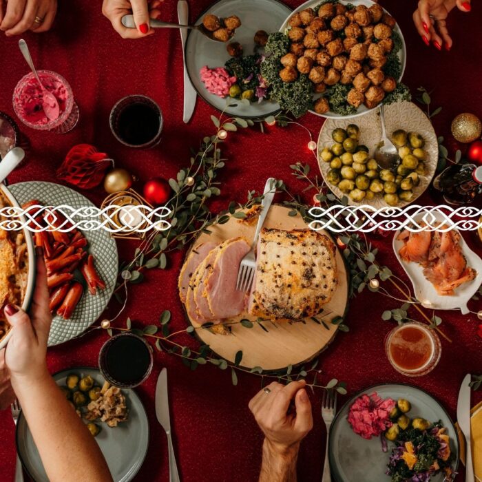 An Irish Christmas meal - Canva Pro