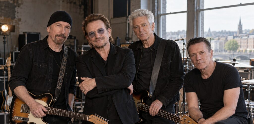 Bono, The Edge, Adam Clayton et Larry Mullen Jr. réunis à Dublin pour les 50 ans de U2 - Go to Ireland.com