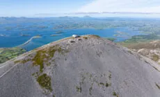 Aerial view of Croagh Patrick and Clew Bay - Big Stule Media - ©Failte Ireland
