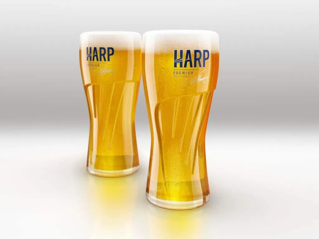 Des pintes de Harp