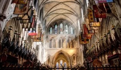 St Patrick's Cathedral 1 St Patrick's Cathedral, Dublin, and its Gothic tower