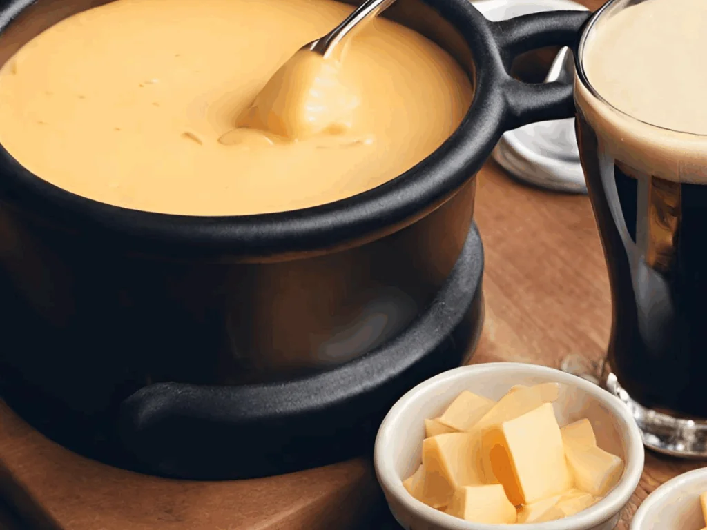 Une fondue à la Guinness