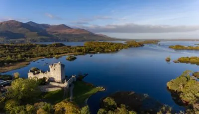 Ross Castle 1 Ross Castle on the shores of Lough Leane in Killarney National Park