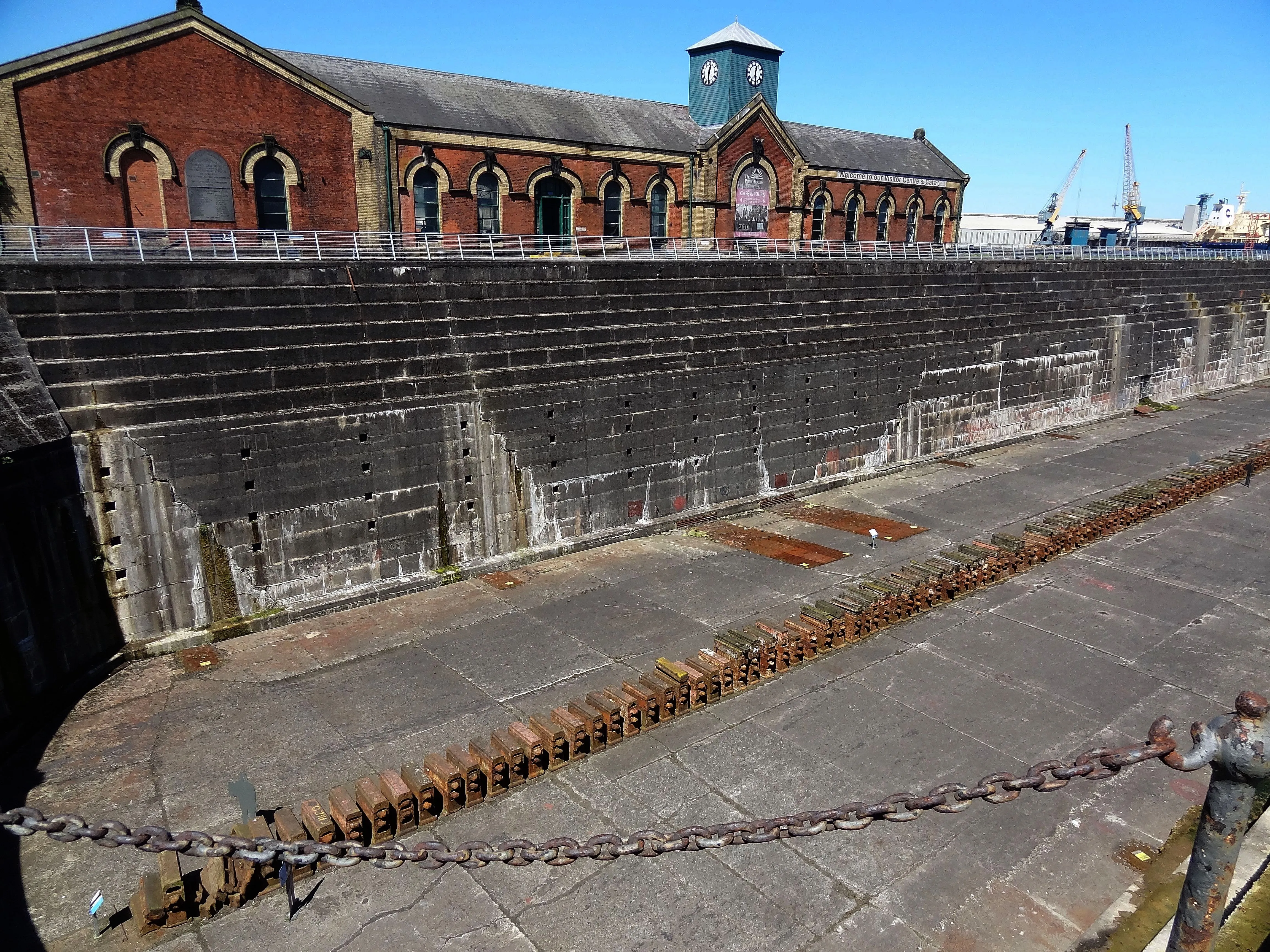 titanic dock pump house 1