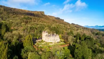 Belfast Castle 1 Belfast Castle on the slopes of Cave Hill in Northern Ireland