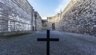 Easter Rising of 1916 3 Execution yard at Kilmainham Gaol in Dublin