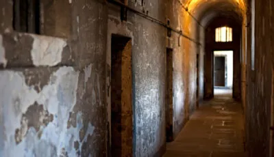 Kilmainham Gaol 1 Corridors and cells in the former Kilmainham Gaol prison in Dublin