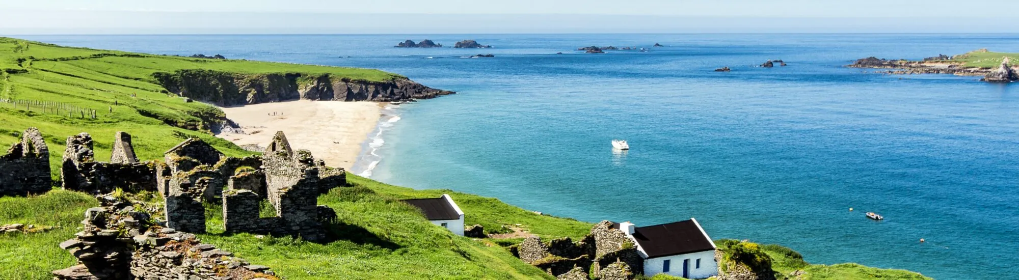 Le village abandonné de Great Blasket Island - © Noel
