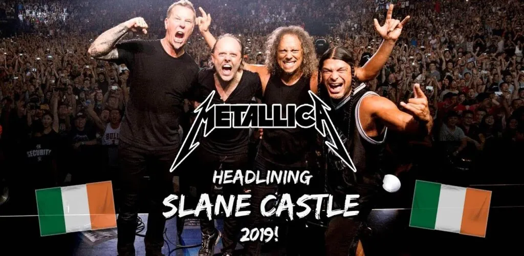 Metallica will play at Slane Castle next summer