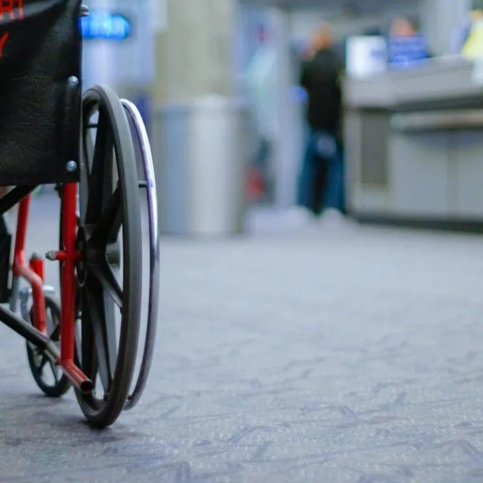 aeroport fauteuil roulant